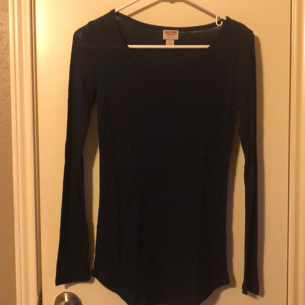 Blue long sleeved